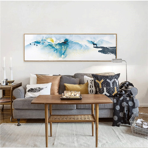 沙发背景墙挂画有哪些禁忌 沙发背景墙挂画的搭配技巧